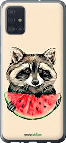 Чохол на Samsung Galaxy A51 2020 A515F Єнотик з кавуном "4605u-1827-2448"