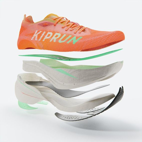 Кросівки чоловічі для бігу Kiprun KD900X з карбоновою вставкою помаранчеві - EU45 UA44 | Зображення 8