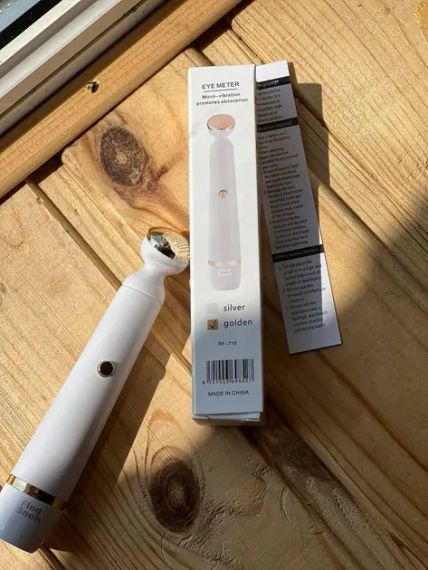 Електричний масажер для зони навколо очей проти зморшок та темних кіл, вібромасажер для видалення зморшок | Зображення 2