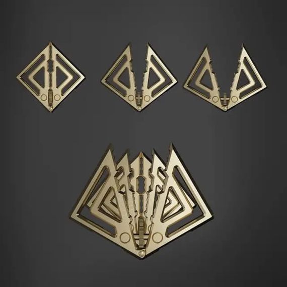 Зажимы для сосков с легкой подвеской LOCKINK Adjustable Nipple Clamps with Light Pendant Золотистый One Size | Зображення 8