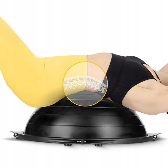 Балансувальна платформа 4FIZJO Bosu Ball 60 см Black (P-5905973402446) | Зображення 6