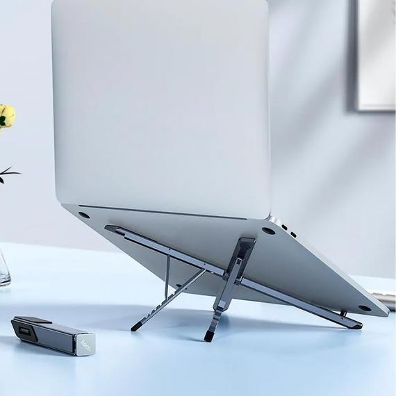 Подставка для ноутбука Hoco HD9 Metal gray | Зображення 5