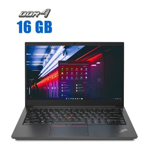 Ноутбук Lenovo ThinkPad E14 Gen 2 / 14" (1920x1080) IPS / Intel Core i3-1115G4 (2 (4) ядра по 1.7 - 4.1 GHz) / 16 GB DDR4 / 256 GB SSD M.2 / Intel UHD Graphics / WebCam б/у