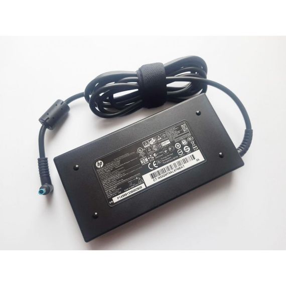 Блок живлення до ноутбуку HP 120W 19.5V, 6.15A, роз'єм 4.5/3.0 (pin inside), Slim-корпус (HSTNN-CA25 / A40322) | Зображення 1