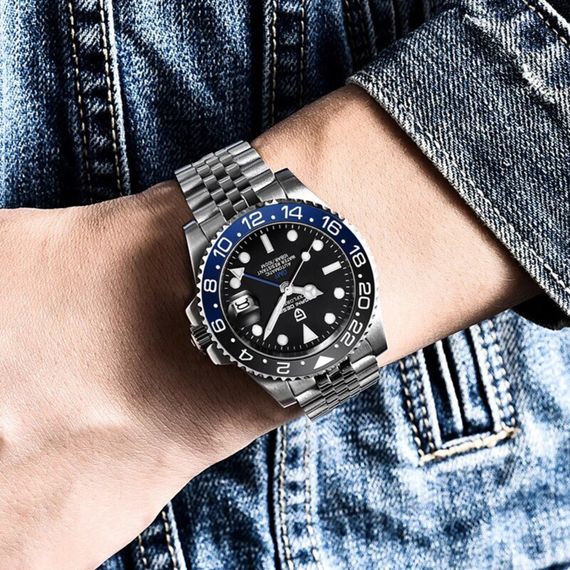 Годинник P2agani Design PD-1662 Silver-Black | Зображення 3