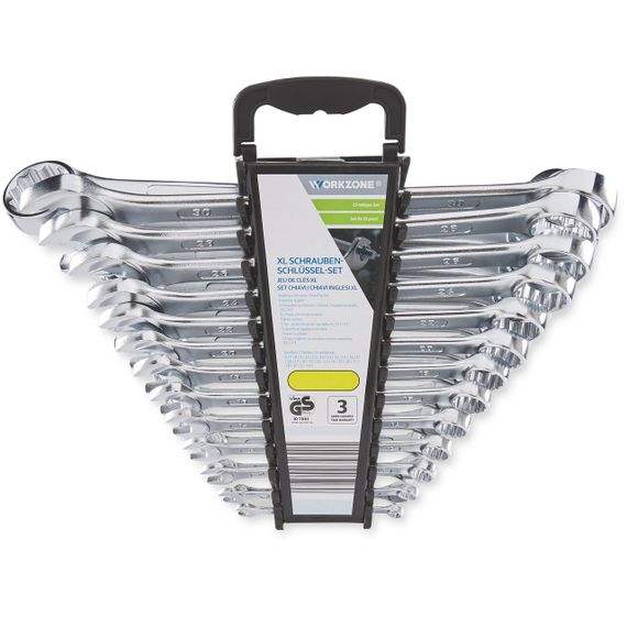 Набор гаечных ключей WORKZONE XL 25 шт. (6–32 мм) | Зображення 1