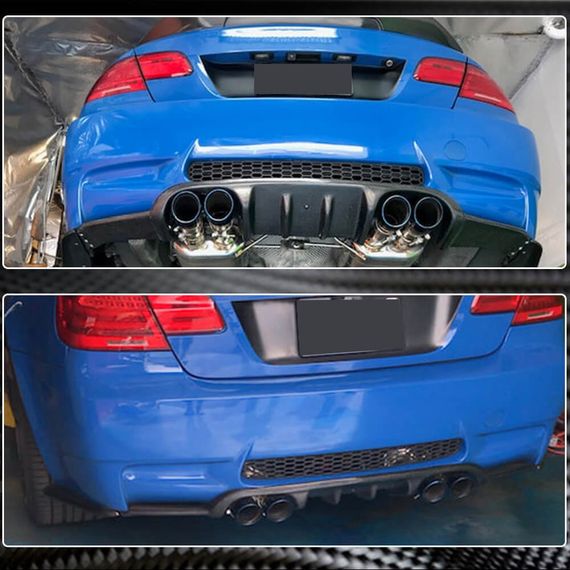 Дифузор заднього бампера Hamann-Style (для E92/E93 M3, Карбон) для BMW 3 серія E-90/91/92/93 2005-2011 рр | Зображення 2