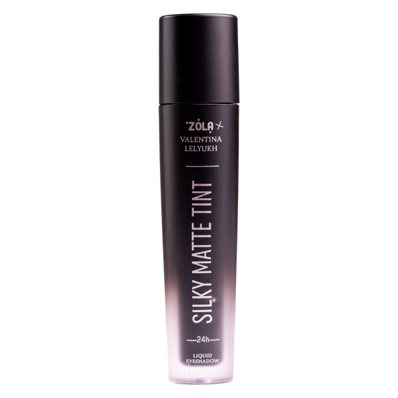 Рідкі тіні для повік ZOLA x Valentina Lelyukh Silky Matte Tint - 05 Black Velvet (3.2 g) | Зображення 1