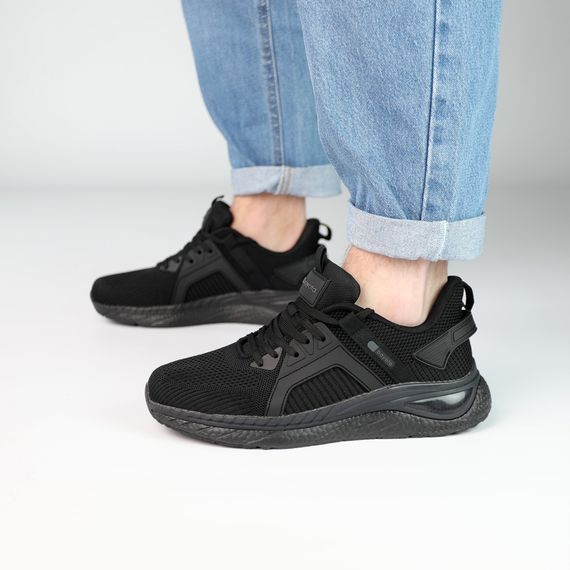 Кросівки чоловічі 591608 Чорні 41 42 43 44 45 | Зображення 7