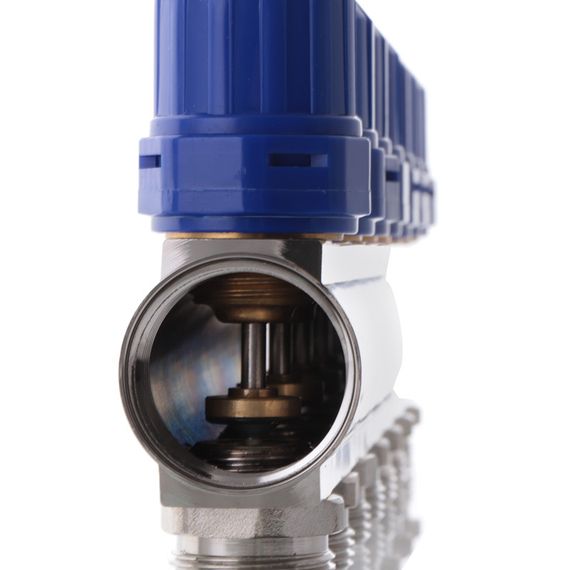 Колекторний блок з витратомірами Koer KR.1110-03 1"x3 ways (KR2640) | Зображення 3