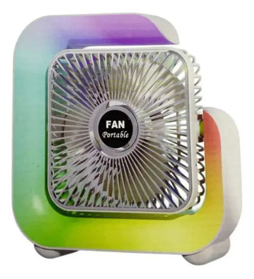 G-Вентилятор Квадратный Ночник аккумуляторный от USB с подсветкой | Зображення 4