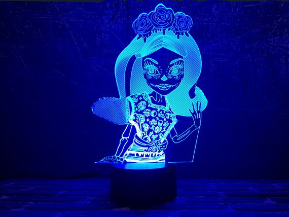 Змінна пластина для 3D світильників "Монстер Хай 2" 3DTOYSLAMP | Зображення 1