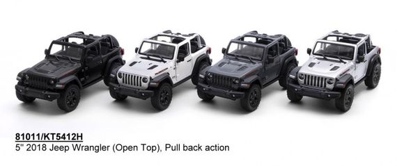 Колекційна іграшкова машинка Jeep Wrangler KT5412WH інерційна
