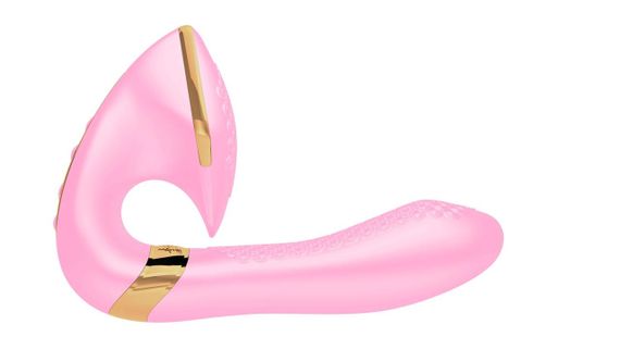 Вагінально-кліторальний вібратор Shunga Soyo Light Pink Sex Aura