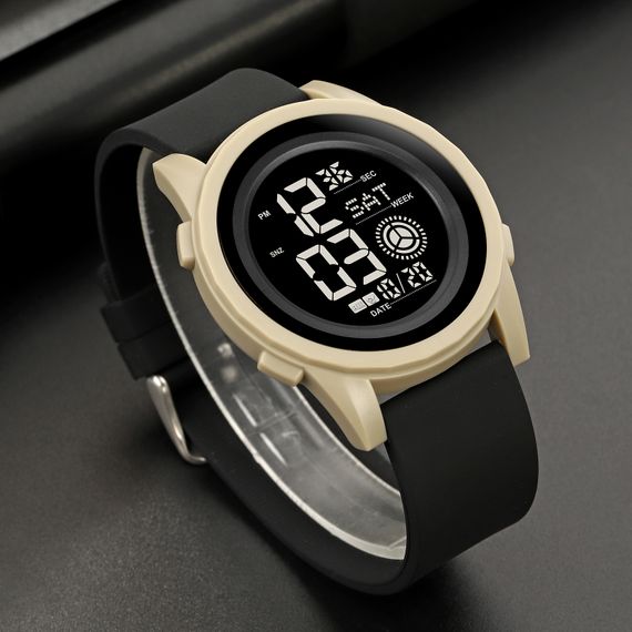 Чоловічий годинник Skmei 2082KHBK Khaki-Black | Зображення 3