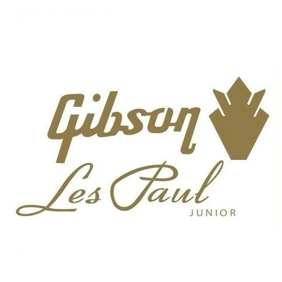 Логотип деколь 85*41 мм Gibson Les Paul LP SG ES logo лого НАКЛЕЙКА | Зображення 4