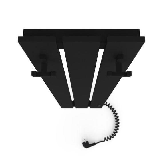 Електрична рушникосушарка Laris Зебра Бостон ЧФ(Ч)3 1200 Е (підкл. справа) | Зображення 3