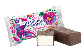 Цукерки глазуровані Пташине молоко вершкове  1800 г (214298)