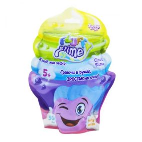 Слайм  Fluffy Slime укр 500 г синий