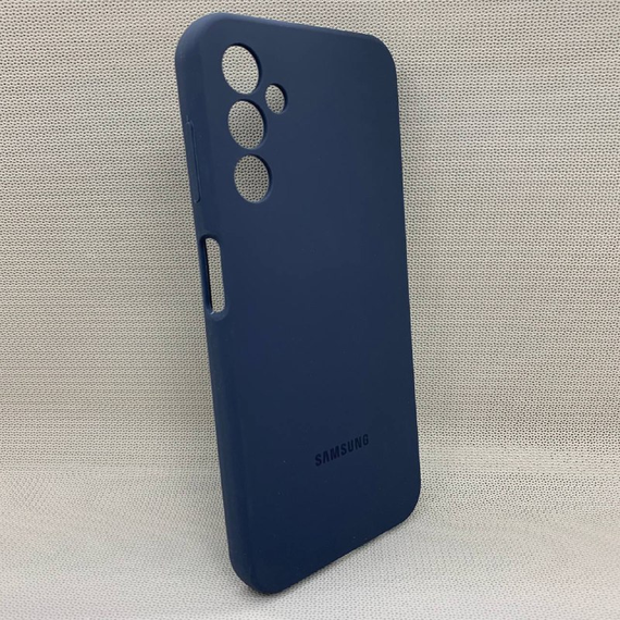 Чохол з логотипом для Samsung Galaxy A14 | Протиударний | Soft Touch | Синій