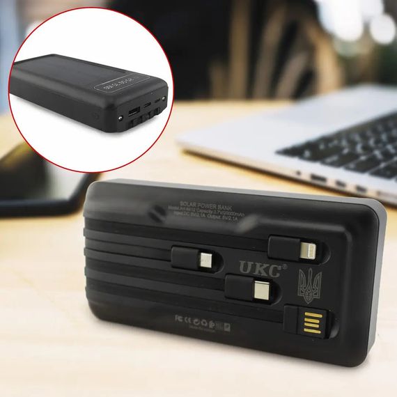 Павербанк для планшета 10000mAh | Зарядні пристрої для портативної техніки KC-907 Акумулятор переносний | Зображення 4