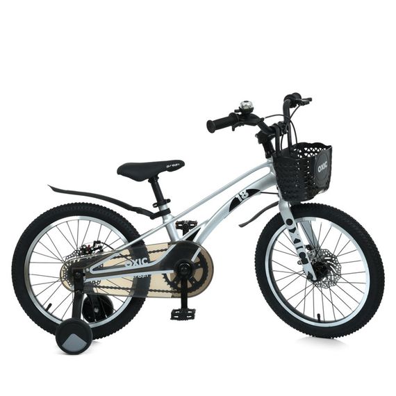 Велосипед дитячий OXIC MB 18OXIC GREY, колеса 18 дюймів