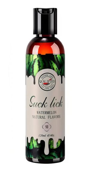 Інтимна змазка Suck Lick з ароматом та смаком кавуна 120 ml | Зображення 4