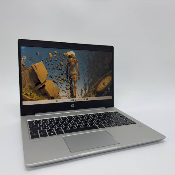 Ультрабук HP ProBook 445R G6 / 14" (1920x1080) IPS / AMD Ryzen 5 3500U (4 (8) ядра по 2.1 - 3.7 GHz) / 8 GB DDR4 / 256 GB SSD M.2 NVMe / AMD Radeon Vega 8 Graphics / WebCam б/в + Подарунок Мишка та килимок | Зображення 1