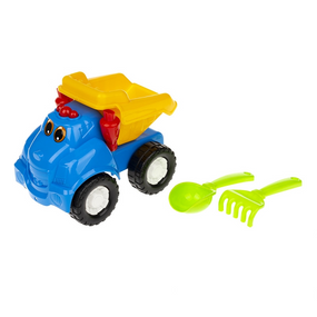 Пісочний набір Самоскид "Смайл" №1 Colorplast 0121  Синій