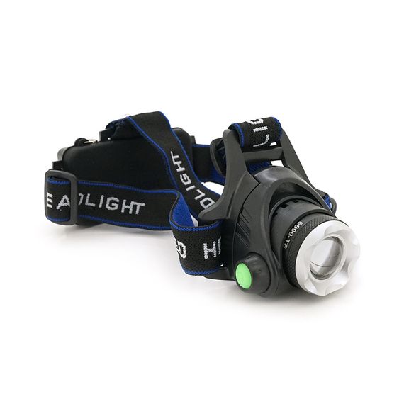 Налобный Фонарик Bailong BL-6699 Т6, Q5 Cree, 3 реж., Zoom, корпус-пластик | Зображення 2