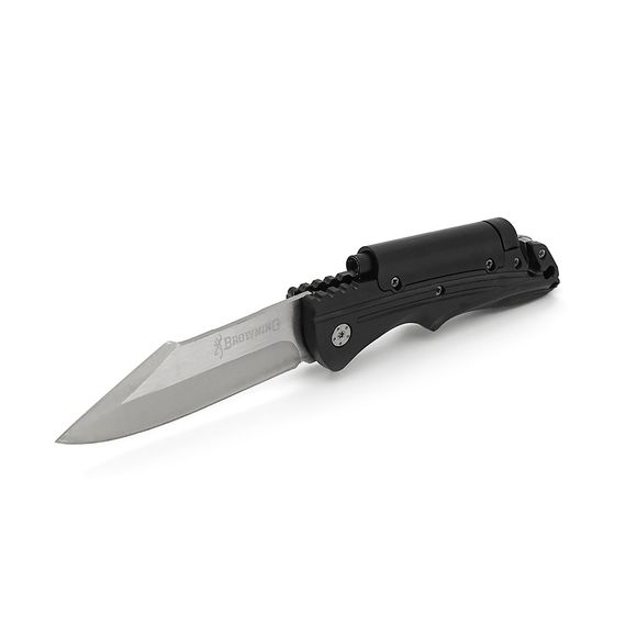 Нож складной Browning-X50-3D, ручка сталь + карбон + дерево, довж. 206 арт.37931