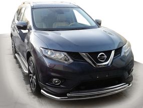 Передній захист ST014 (нерж) для Nissan X-trail T32 / Rogue 2014-2021 рр