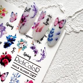 Рифлений слайдер RichColor 027 на водяній основі (6.5x9.5см)