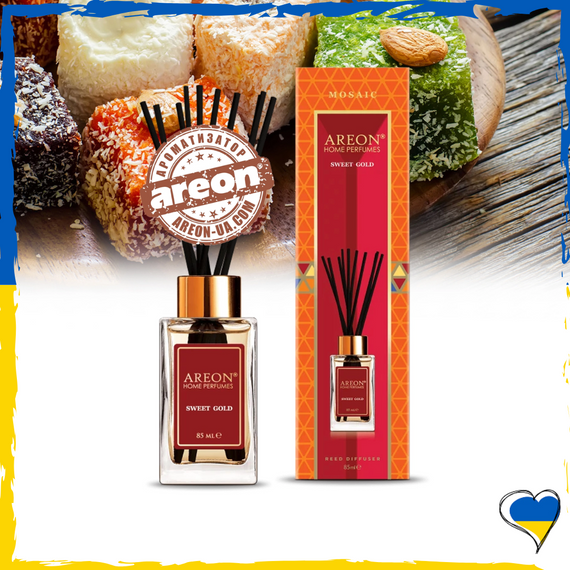 Аромадифузор Areon Home Perfume Mosaic Sweet-Gold  85мл