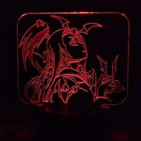 Акриловый светильник-ночник Дейдара красный tty-n000501