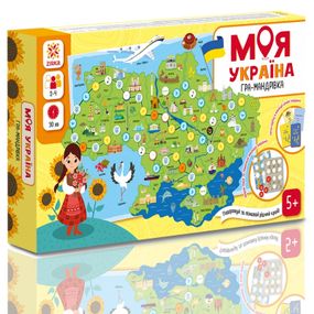 Настільна гра "Моя Україна" 160019 планшетки для збирання гербів
