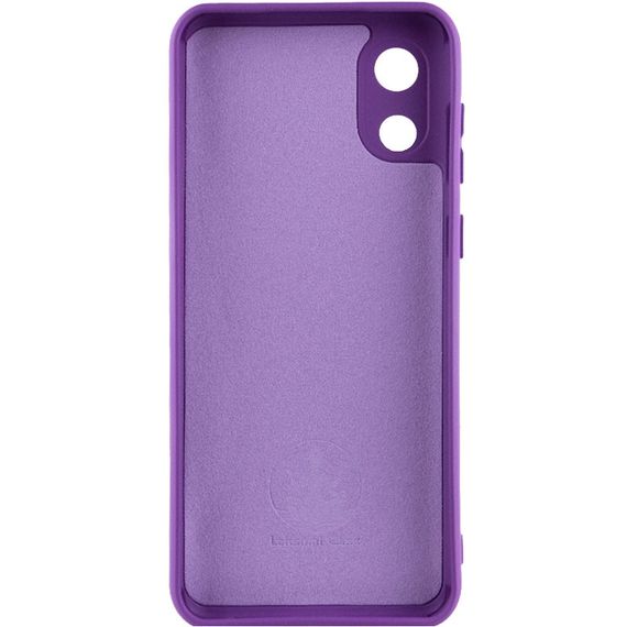 Чехол Silicone Cover Lakshmi Full Camera (A) для Samsung Galaxy A03 Core Фиолетовый / Purple | Зображення 1