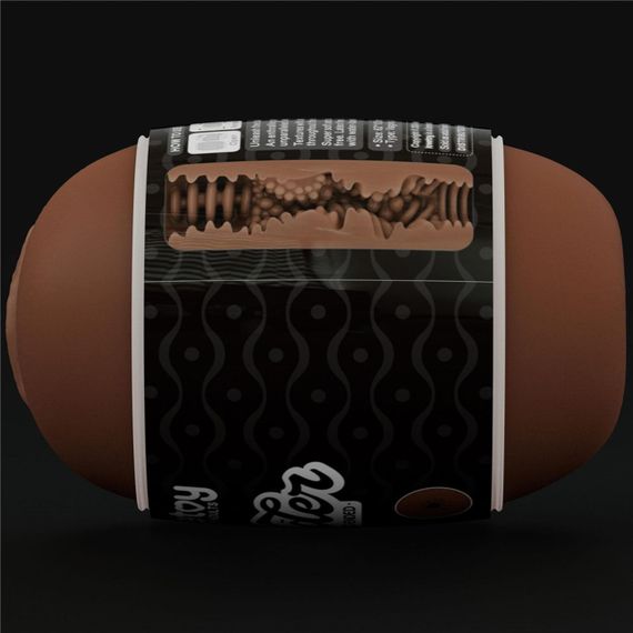 Мастурбатор - Slider Double-Ended Masturbator Vagina and Anus Brown Sex Aura | Зображення 4