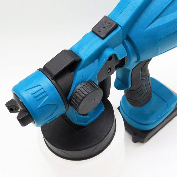 Краскопульт электрический 800мл + 2 аккумулятора 24V / Аккумуляторный распылитель краски / Пульверизатор для | Зображення 2