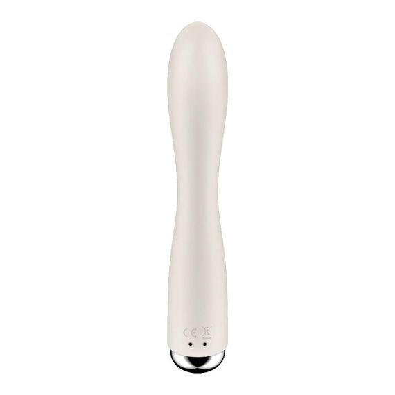 Вібратор-кролик з ротацією Satisfyer Spinning Rabbit 1 Beige, 3 мотори Sex Aura | Зображення 3