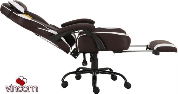 Кресло геймерское GT RACER X-2748 DARK BROWNWHITE Кресло GT RACER X-2748 DARK BROWNWHITE | Зображення 4