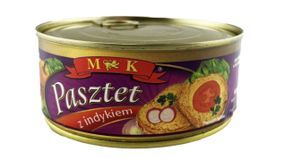 Паштет м'ясний з індиком MK, 300 г, ж/б Польща