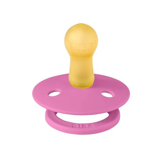 Соска пустушка BIBS Colour Latex кругла Bubblegum 0-6 міс