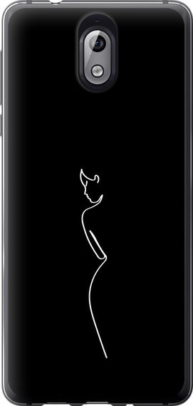Чехол на Nokia 3.1 Силуэт1 "4590u-1530-17620"
