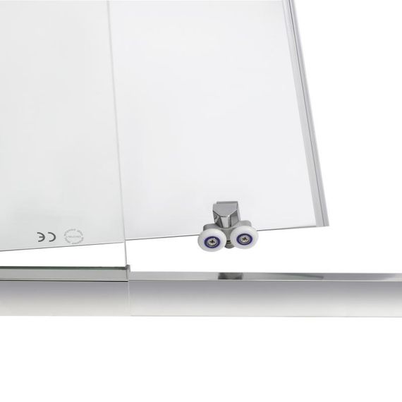 Душові двері в нішу Qtap Taurus CRM2013-14.C6 130-140x200 см, скло Clear 6 мм, покриття CalcLess | Зображення 6
