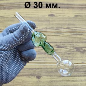 Стеклянная трубка Lady Oil Green