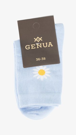 Шкарпетки Ромашка жіночі GENUA 36-38 Блакитний shop (2000999561023) | Зображення 2