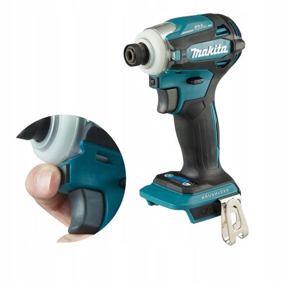 Винтоверт импульсный аккумуляторный Makita DTD172Z (180 Нм, 1/4", BL, LXT, без аккумуляторов и зарядного устройства) | Зображення 7