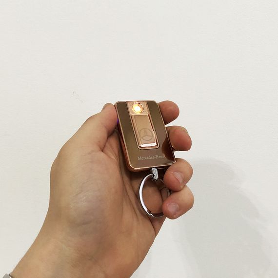Запальничка спіральна USB-811. Mercedes. UG-577 Колір: золотий | Зображення 5