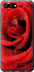 Чехол на Huawei Honor 10 Красная роза "529u-1496-17620"